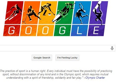 لوگو گوگل المپیک سوچی