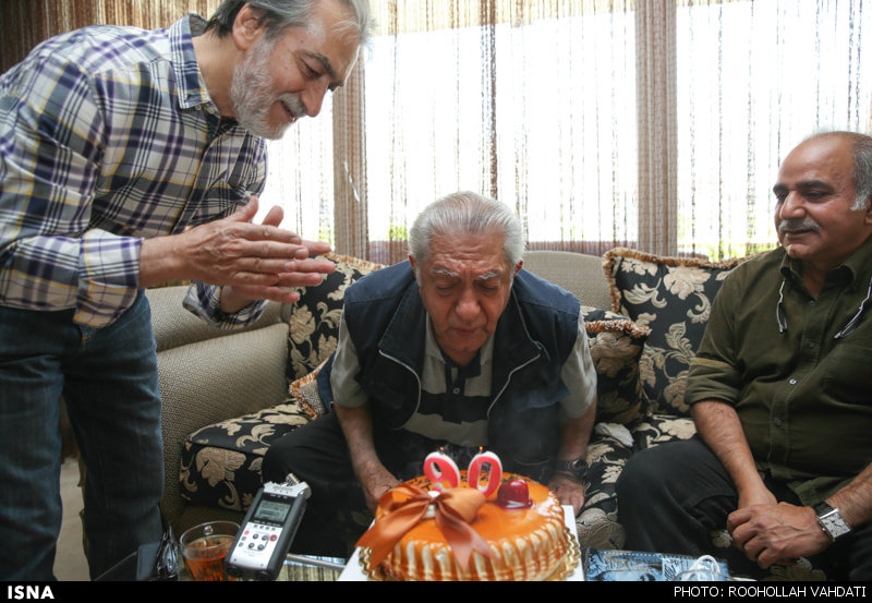 جشن تولد 90 سالگی عزت الله انتظامی