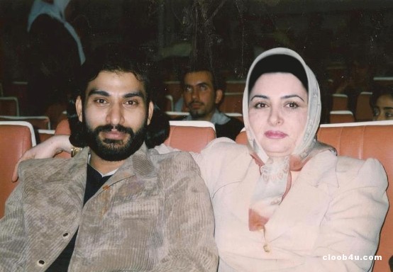 ناصر عبدالهی و همسرش